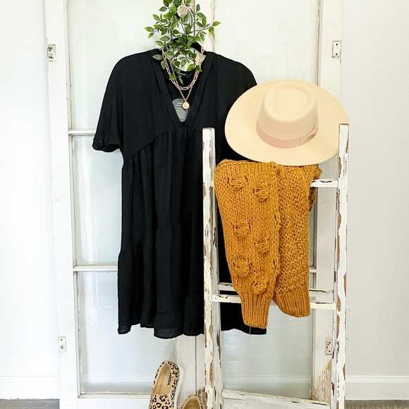 Black Babydoll Dress - Picture 8 of 8